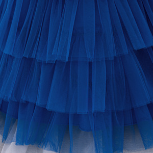 Abito da Principessa per Bambine con Paillettes, Maniche a Sbuffo e Volant, Vestito da Cerimonia per Bambina di Un Anno - Product Image 6