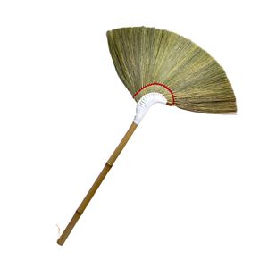 Balai ménager de style crevette naturel avec manche en bambou, outil de nettoyage écologique - Product Image 3