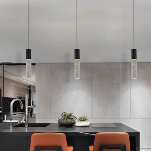 Minimalista Dimer burbuja cristal lámpara colgante 1 luces SKD LED luz colgante - Product Image 1