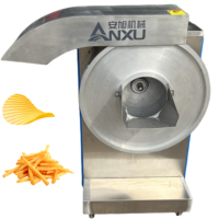 ANXU Industriële Commerciële Volledig Automatische Fruit- en Groentesnijmachine Pomp SUS304 RVS Hoge Kwaliteit Bloemmolen