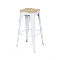 Moderne en bois en métal de siège tabouret chaise empilable industriel de couleur tabourets de bar meubles en vente