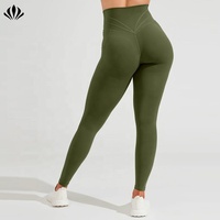 Nouveau pantalon de yoga en forme de V avec poches pour femmes