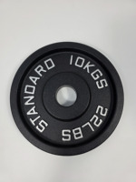 Plaques de poids en fonte fournies directement de l'usine, adaptées aux squats et à la musculation dans les salles de sport commerciales