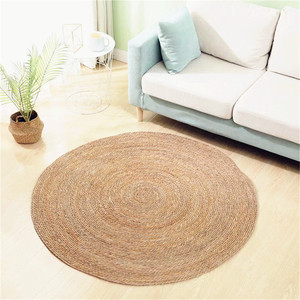 <span class=keywords><strong>Tapis</strong></span> d'intérieur 5x7 Couleur <span class=keywords><strong>Tapis</strong></span> rustiques pour la <span class=keywords><strong>cuisine</strong></span> Jute Demi-cercle Maison Campagne Bois Petit - Product Image 4