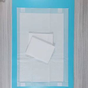 Vente en gros OEM de tapis d'apprentissage jetables pour animaux de compagnie, 80*130cm, en tissu personnalisé 100% coton, imperméables IP68, fournitures d'entraînement pour animaux - Product Image 5