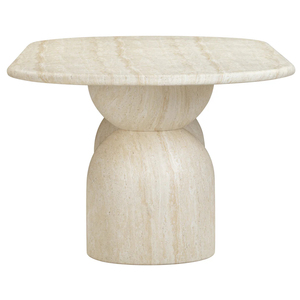 <span class=keywords><strong>Table</strong></span> à manger en marbre naturel de couleur beige travertin Kumusi Furniture pour <span class=keywords><strong>6</strong></span> <span class=keywords><strong>personnes</strong></span> - Product Image 4