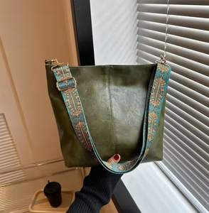 Nuevo bolso de moda para mujer, bolso bandolera de un solo hombro, bolso tipo cubo de gran capacidad, bolso tote. - Product Image 1