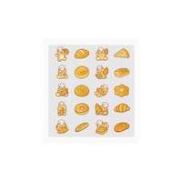 Parches Hidrocoloides para el Acné Little Bear Pastry Chef con Ácido Salicílico y Aceite de Árbol de Té, 20 Parches Removibles y Cómodos para Todo Tipo de Piel