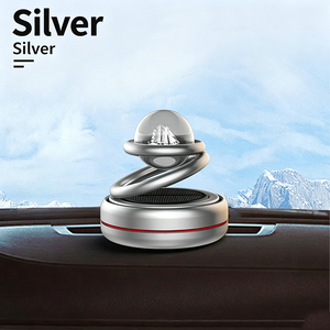 Ambientador <span class=keywords><strong>de</strong></span> Coche con Energía Solar, Doble Anillo Levitante, Perfume Sólido, <span class=keywords><strong>Purificador</strong></span> <span class=keywords><strong>de</strong></span> <span class=keywords><strong>Aire</strong></span>, Diseño Creativo - Product Image 4