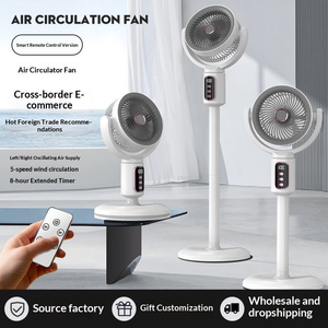 YS Air Circulation <b>Fan</b> Floor Household Oscillating Rechargeable Timing Brushless Motor <b>Remote</b> <b>Control</b> 8-hour Adjustable Height P - Product Image 5