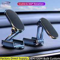 Support de téléphone magnétique puissant pour voiture OEM/ODM personnalisé 360° °   Support de téléphone portable pliable rotatif universel en alliage de zinc