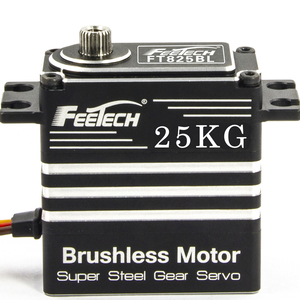 Feetech Servo FT825BL 25Kg 180 grados engranaje de acero Servomotor Digital para coches todoterreno <span class=keywords><strong>Rc</strong></span>/cámara Fpv/juguetes coches y camiones - Product Image 1