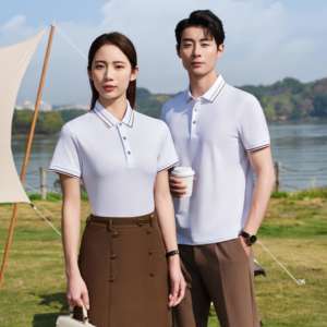 Nouvelle conception, chemise de golf décontractée pour homme en coton 100% tricoté de haute qualité, manches courtes, logo personnalisé sur le devant - Product Image 6