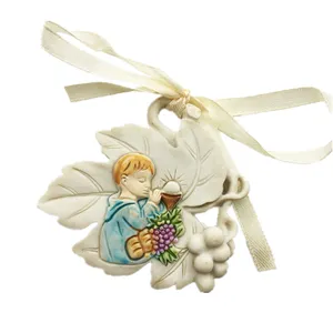 Christian Boy and Girl Baby Baptism Souvenir Resin First Communion Figurines