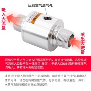 เครื่องกำเนิดสุญญากาศ ZH10 ZH1 แบบไซโคลนสำหรับระบบลำเลียงด้วยลม ผลิตในประเทศจีน - Product Image 4