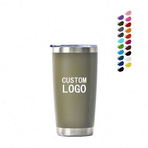 Vaso Térmico Personalizado con Logotipo, Doble Pared, Acero Inoxidable, Aislado al Vacío, Taza de Café Reutilizable para Viaje, con Tapa para Bebidas Frías y Calientes - Product Image 2