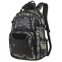 Sac à dos tactique en nylon imperméable de style national, personnalisable en gros, 25-35L, avec compartiment pour ordinateur portable et fermeture éclair