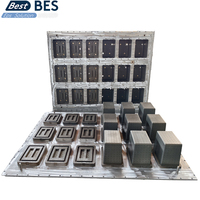 Moule personnalisé pour boîte EPS 10L, 9+9 cavités, moule à trois plaques pour base et couvercle de boîte en mousse, pour machine de moulage EPS K1418, moule EPS et moule pour boîte EPS