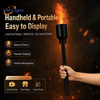 Lampe à flamme électrique 3D portable à LED LM Factory, machine à fumée atomisante pour effets de scène de mariage et de fête, lumière de flamme