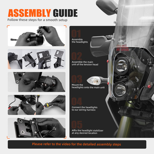 Kit de rallye réglable NICECNC pour moto T 700, compatible avec Yamaha Tenere 700 2019-2024, <span class=keywords><strong>Tenere700</strong></span> 2020 2021 <span class=keywords><strong>2022</strong></span>, accessoires T700 - Product Image 5