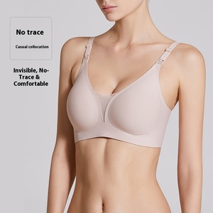 <span class=keywords><strong>Reggiseno</strong></span> per allattamento con <span class=keywords><strong>apertura</strong></span> <span class=keywords><strong>frontale</strong></span> in un pezzo per donne in gravidanza e dopo il parto senza cuciture-Design Anti-rilassamento - Product Image 4