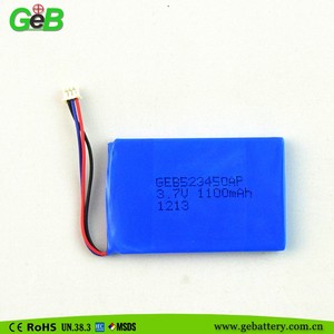Li ion battery <span class=keywords><strong>3</strong></span>.7V 1100mAh 523450AR 7.4V 1100mAh for POS/POS pay - Product Image 3