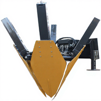 Accessoire de déracinement d'arbres HCN pour machines de construction, pelle pour excavatrice et mini-chargeuse, pour le repiquage d'arbres, rapide et efficace.