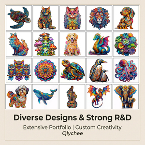 <span class=keywords><strong>Puzzle</strong></span> in Legno Personalizzato a Forma di Gatto, Pezzi Irregolari, <span class=keywords><strong>Puzzle</strong></span> di Animali con Cornice <span class=keywords><strong>per</strong></span> Adulti, Regalo Promozionale - Product Image 5