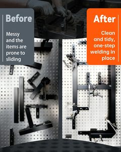 Ensemble de pinces et de goupilles de table de soudage, accessoires en acier au carbone pour une fabrication métallique précise - Product Image 5