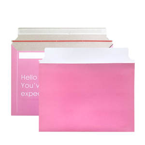 การพิมพ์แบบกำหนดเองซองจดหมายสีขาวแข็ง550G กระดาษซองจดหมายกระดาษแข็งซองจดหมายกระดาษแข็งสำหรับจัดส่ง - Product Image 3