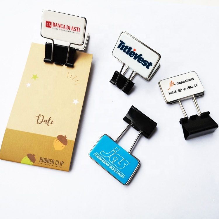 Рекламный подарок, металлические зажимы для связывания