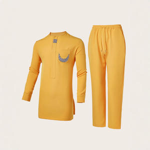 2025 nuevo AliExpress bordado de alta calidad para Amazon modelo transfronterizo superventas traje Dashiki étnico africano para <span class=keywords><strong>hombres</strong></span> - Product Image 3