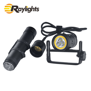 COB LED Đèn pin IP68 Scuba Diving LED Đèn pin dưới nước có thể sạc lại Canister <span class=keywords><strong>Torch</strong></span> sạc pin DC <span class=keywords><strong>12V</strong></span> khẩn cấp - Product Image 1