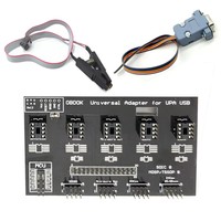 Adaptateur programmeur EEPROM pour réglage de puces I2C/SPI/Microwire, outil de programmation ECU universel USB avec kit complet