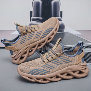 Zapatillas deportivas superligeras a la moda con logotipo de marca personalizado para hombre, zapatillas deportivas de talla grande EU 48 49 50 <span class=keywords><strong>US</strong></span> 14 <span class=keywords><strong>15</strong></span> 16 de malla en blanco para correr - Product Image 4