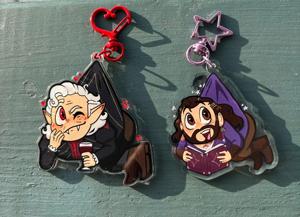 OEM Odm อนิเมะ Baldur's Gate 3 จี้อะคริลิคสองด้านลายชิบิ อัสตาริออน - Product Image 5