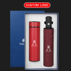 Juego <span class=keywords><strong>de</strong></span> Regalo Empresarial <span class=keywords><strong>de</strong></span> 2 Piezas al por Mayor para Automoción, Paraguas <span class=keywords><strong>de</strong></span> Golf Plegable con Logotipo Personalizado y Vaso Térmico para Agencias <span class=keywords><strong>de</strong></span> Viajes - Product Image 3