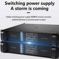 FP10000Q 8 ohms 4*1350W amplificateur personnalisé son professionnel numérique 4 canaux récepteurs amplificateur de puissance