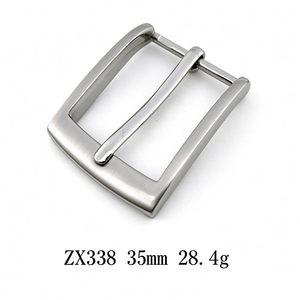 Shiny Silver Rounded Square Pin <b>Buckle</b> 35mm Zinc Alloy Cast Fastener Custom Finish for Fashion Daily Leather <b>Belt</b> Parts - Product Image 6