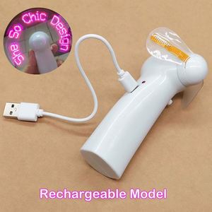 Mini Ventilador Eléctrico Portátil LED con Mensaje Personalizado, Funciona con Batería, Pantalla LED Programable, Recuerdo de Fiesta, Regalo - Product Image 5