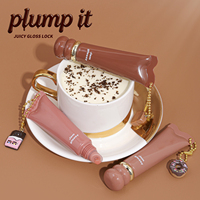 Gloss à lèvres effet miroir brillant six couleurs, effet rosé et repulpant, maquillage nude illuminateur, vente en gros
