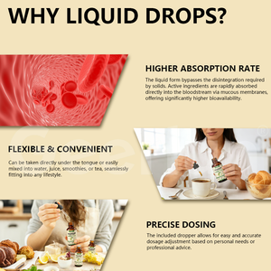 Gotas de Extracto de Guanábana al por Mayor de Fábrica, Suplemento de Cúrcuma y Moringa, Refuerzo Inmunológico, Apoyo Energético, Gotas Líquidas de Ashwagandha - Product Image 3