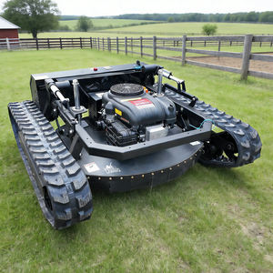 Робот-газонокосилка LAWNIO на гусеничном ходу, самоходная, с дистанционным управлением, многофункциональная машина для стрижки травы, автоматизированная газонокосилка - Product Image 1