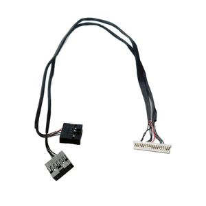 Rakitan Harness kawat konektor kustom Rs232 Dupont Idc 2.54 2*6mm ke Df14 20p kabel datar - Product Image 1