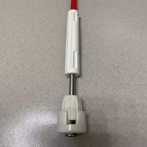 Clamp-On Fiberglass Volleyball Net Fiberglass Antenna Official Competition Marker Pole 10mm Red/White <b>Paint</b> 71" Long - Product Image 6