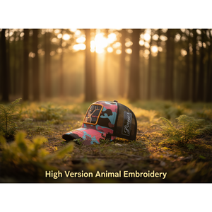 Cappello Trucker Bonnie in Tessuto a Rete Traspirante Impermeabile con Ricamo, Casual da Esterno, a 6 Pannelli, Unisex per Adulti, Primavera Estate - Product Image 2