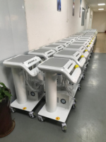 Compresseur d'air sans huile avec détartreur ultrasonique intégré, chariot dentaire portable, unité dentaire mobile, chariot dentaire nomade