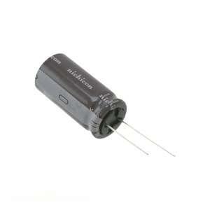 ตัวเก็บประจุแบบรูทะลุรุ่น UPM1V272MHD6 ของแท้ 2700 ไมโครฟารัด อลูมิเนียม 2700UF 20% 35V แบบขาเรเดียล - Product Image 1