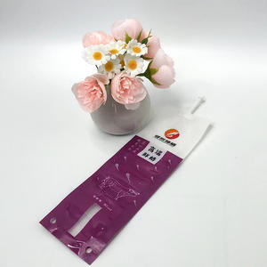 Bolsa de plástico PE con logotipo personalizado, sellada con calor, con cinta transparente, sellada por 3 lados, para calostro, líquido animal y otros líquidos. - Product Image 2