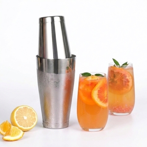 Ensemble de shaker à cocktails professionnel pour bar à domicile, entièrement en acier inoxydable, avec passoire, kit de barman argenté, accessoires de <span class=keywords><strong>mixologie</strong></span> - Product Image 6